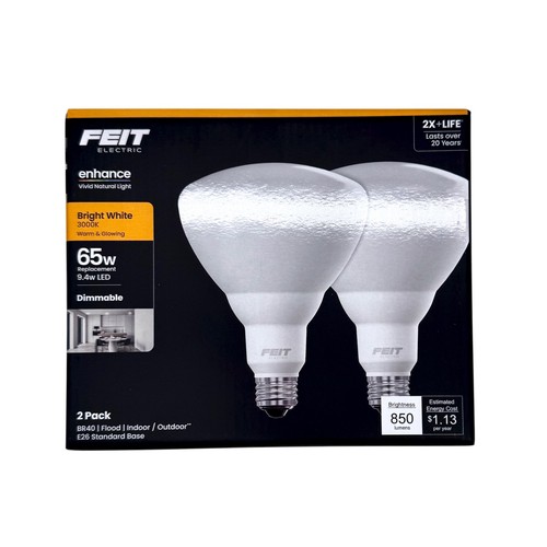 Feit 65w br40 led flood - eq,